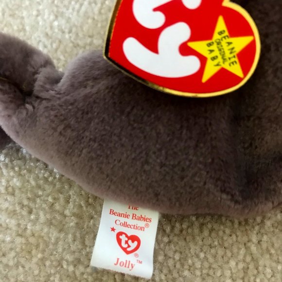 NWT Rare TY Retired JOLLY the WALRUS Beanie Baby - Picture 4 of 9